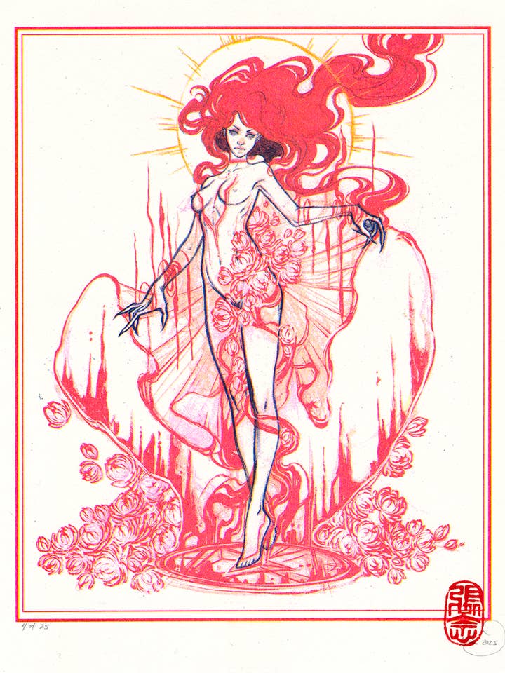 Wanda || Édition Limitée Riso pour la vente par Oscen || Nen Chang & Liz Tecca