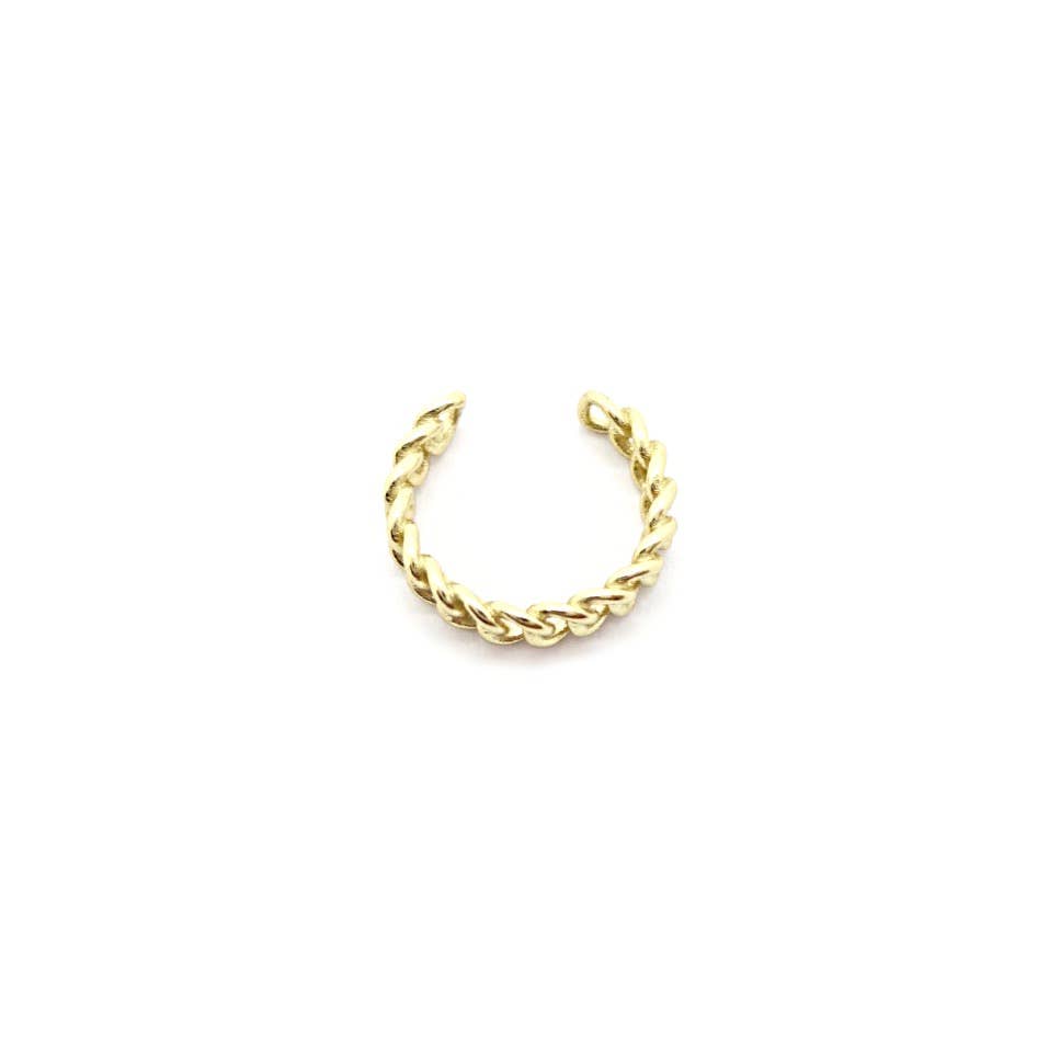 KIKICHIC - Wholesale Cuff/Wrap Earrings - Small Curb Chain Ear Cuff4