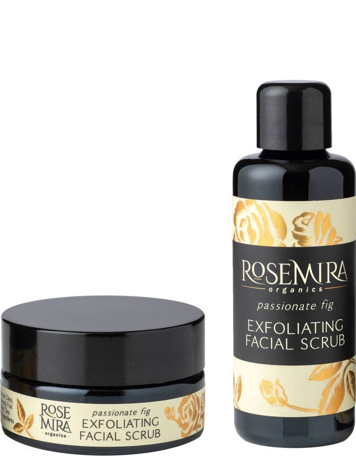 Passionate Fig Exfoliating Facial Scrub for wholesale by Rosemira Organics