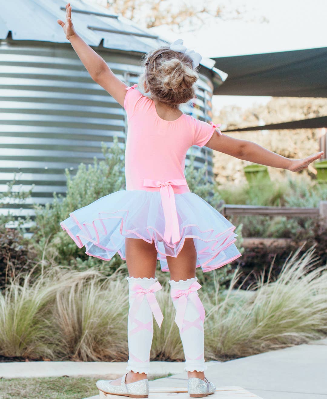 Hvid Pigers hvide ballet sløjfe benvarmere for engroshandel på Faire6