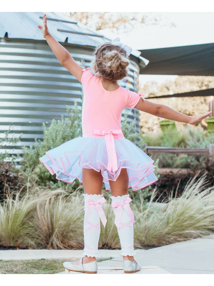 Hvid Pigers hvide ballet sløjfe benvarmere for engroshandel på Faire6