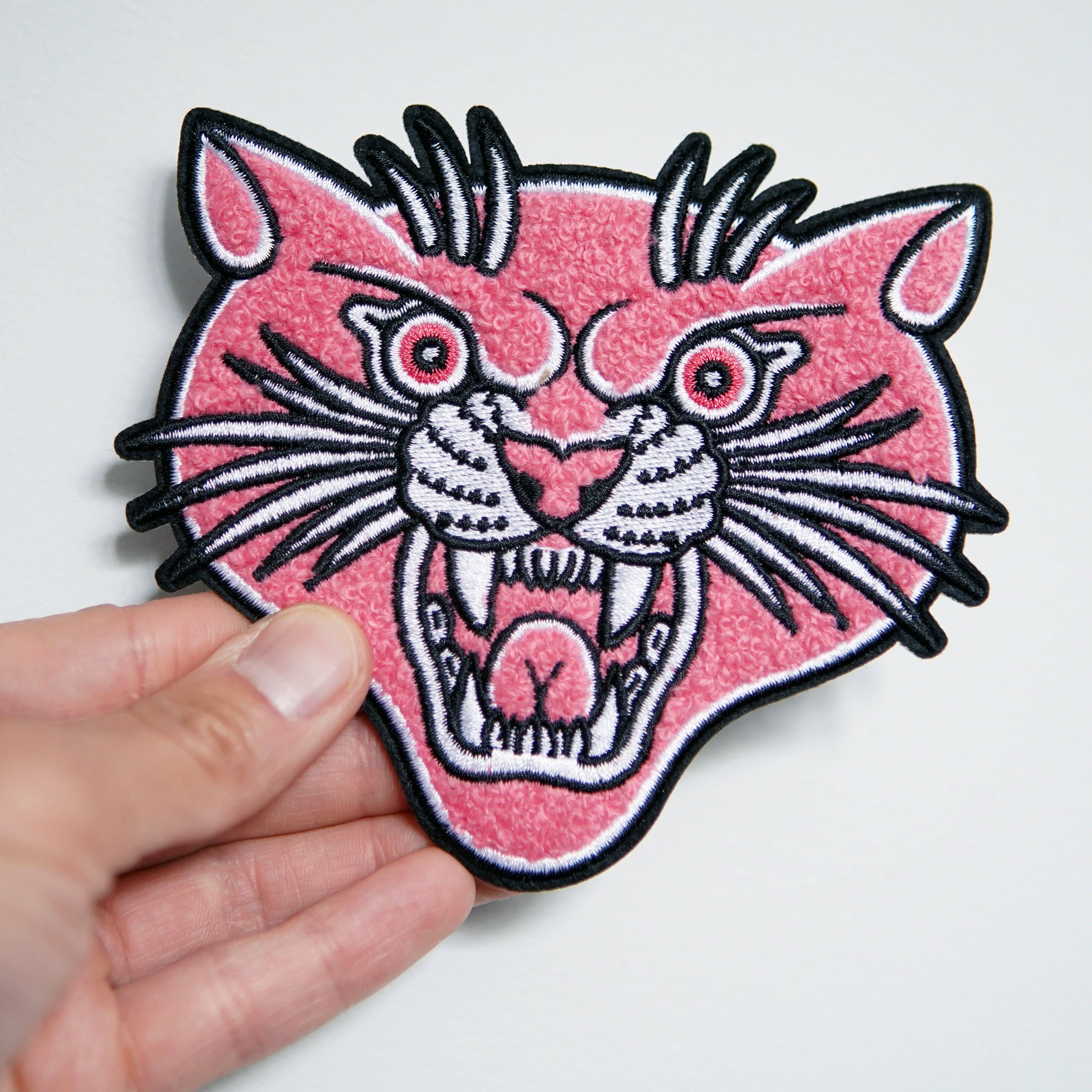 Stuntin Goods - Wholesale Patch - Pink Panther Chenille Patch1