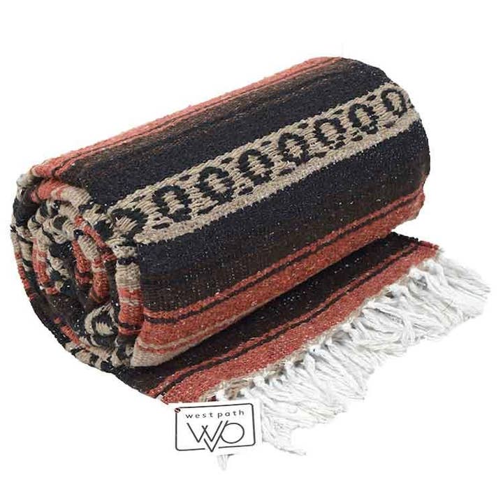 West Path – wholesale Prydnadsfilt – Naturlig Jord Mexikansk Filt Super Falsa Brun Rost Beige1