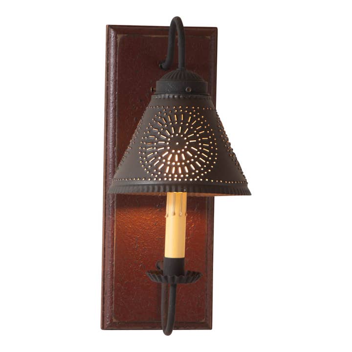 Irvin's Tinware - Wholesale Sconce - Crestwood Sconce in Black