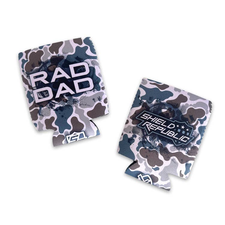 Shield Republic - Wholesale Drink Huggers & Koozies - Duck Camo Rad Dad Koozie0