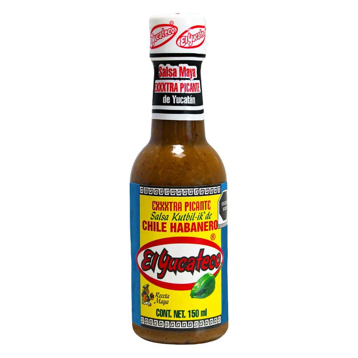 El Yucateco Habanero Exxtra Hot Sauce 120ml for wholesale by MexGrocer