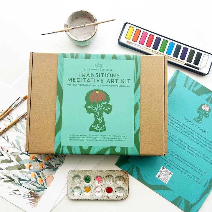 Gentle Transitions Meditative Art Kit for wholesale by Breathe People