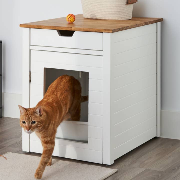 Paw’don Me Litter Box Enclosure for wholesale by RENEW