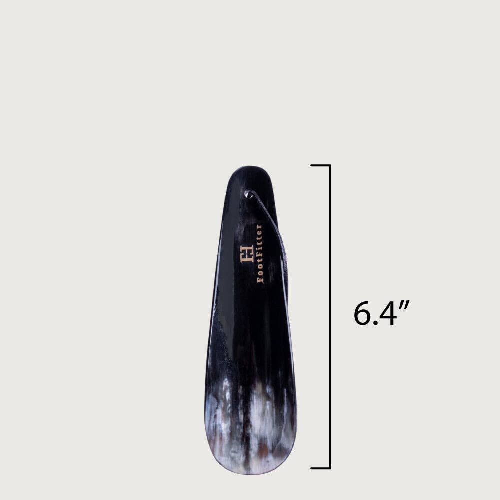 FootFitter - Wholesale Shoe Horn - Unisex - FootFitter Genuine Bull Horn Shoe Horn, 6.4"1
