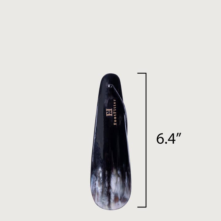 FootFitter - Wholesale Shoe Horn - Unisex - FootFitter Genuine Bull Horn Shoe Horn, 6.4"1