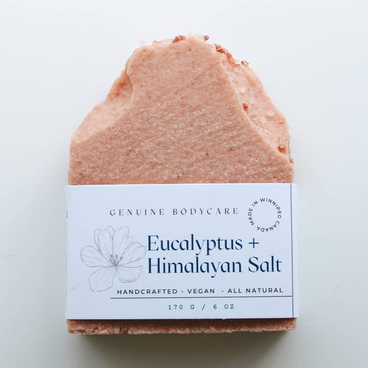 Genuine Bodycare - Wholesale Bar Soap - Eucalyptus + Himalayan Salt Soap Bar0
