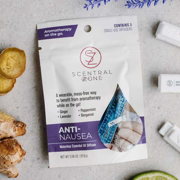 Diffuseurs d'aromathérapie à porter : anti-nausées pour la vente par Scentral Zone Clean Beauty