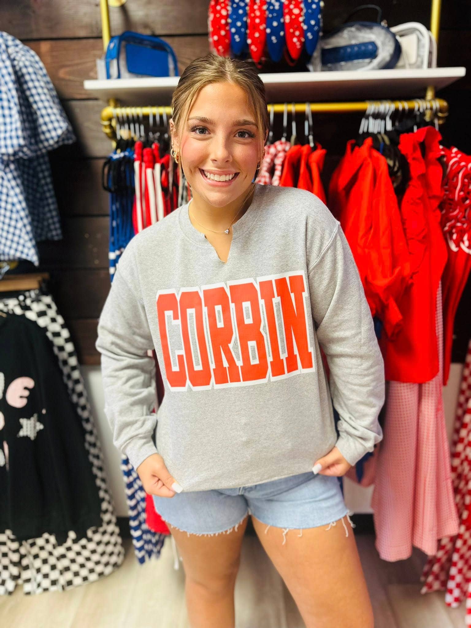 Juneberry - Vendita all'ingrosso Felpa stampata - Donna - Felpa personalizzata con spirito scolastico1