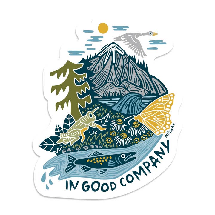 Sticker van Good Company voor wholesale door Woosah Outfitters