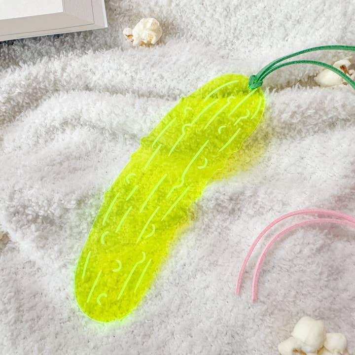 Between The Ink - Wholesale Bookmark - Pickle - Fluorescent Green Bookmark