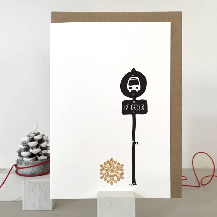 Snowflake Christmas Card | Xmas Card | Seasonal for wholesale by Purpose & Worth etc