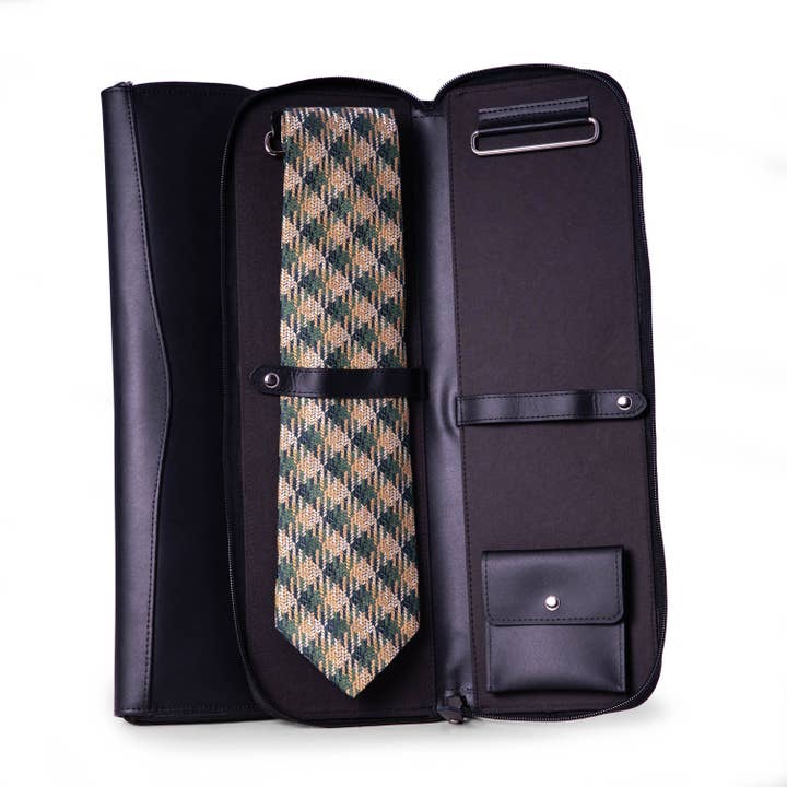 Jeffrey Leather Tie Case for wholesale by BeyBerk International