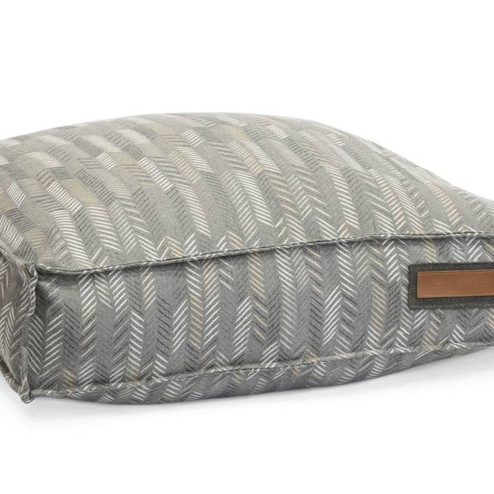 Lounger Pet Bed in Muttly Merle for wholesale by Furr-Baby Gifts
