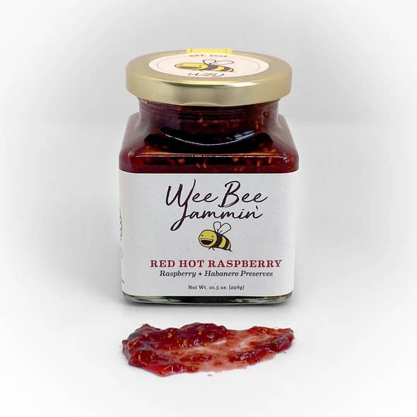 Wee Bee Jammin' - Wholesale Jam/Jelly - Red Hot Raspberry - Red Raspberry + Habanero
