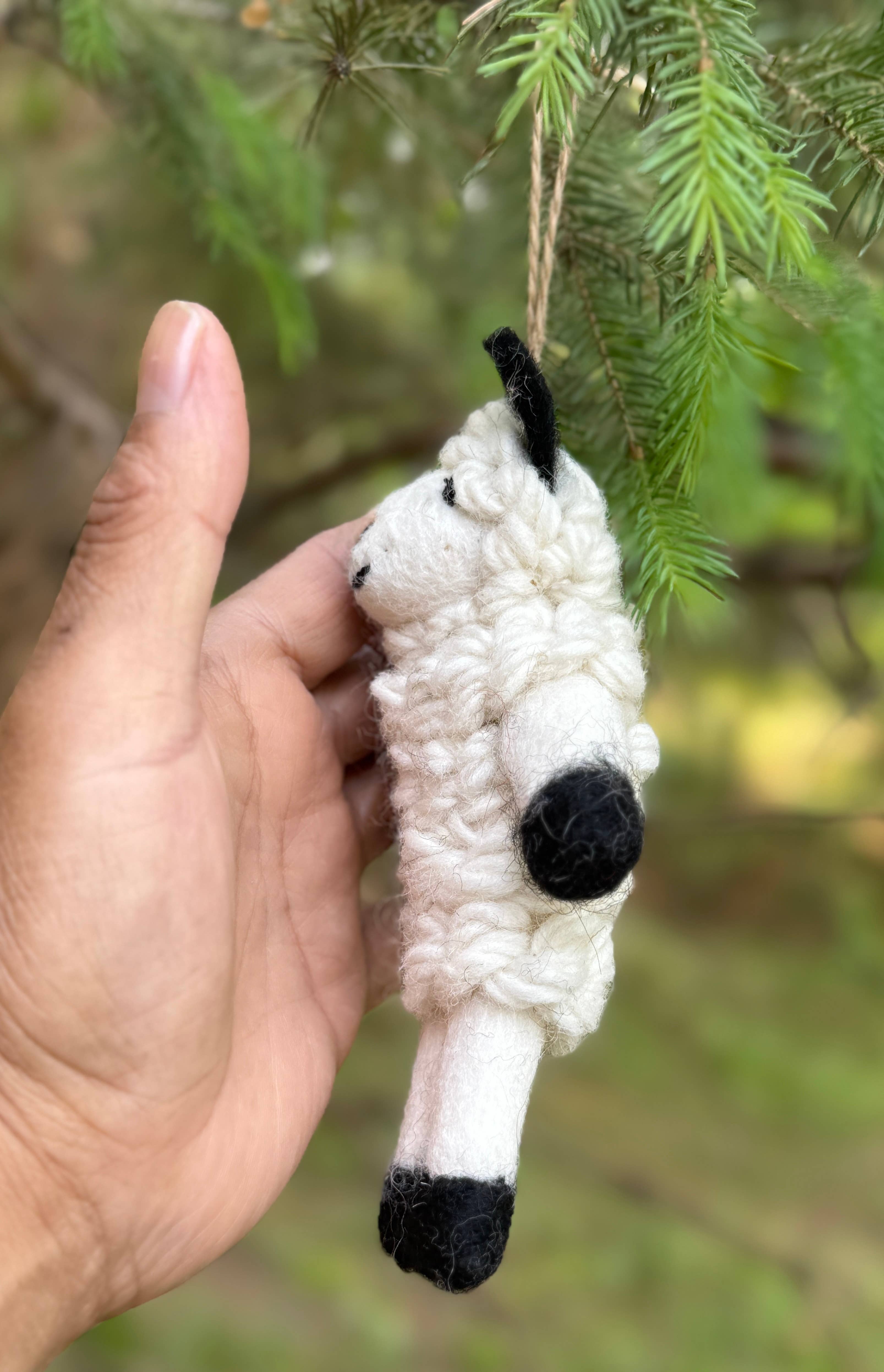 Lungta Imports - Wholesale Ornament -  Hand-Felted Farm Animals Christmas Ornaments – Fair Trade 17