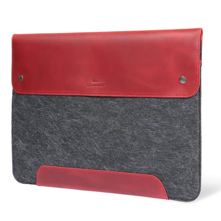 Londo - Wholesale Laptop/tablet case – Unisex - MegaGear Fine Leather and Fleece Sleeve Bag for MacBook Pro,39