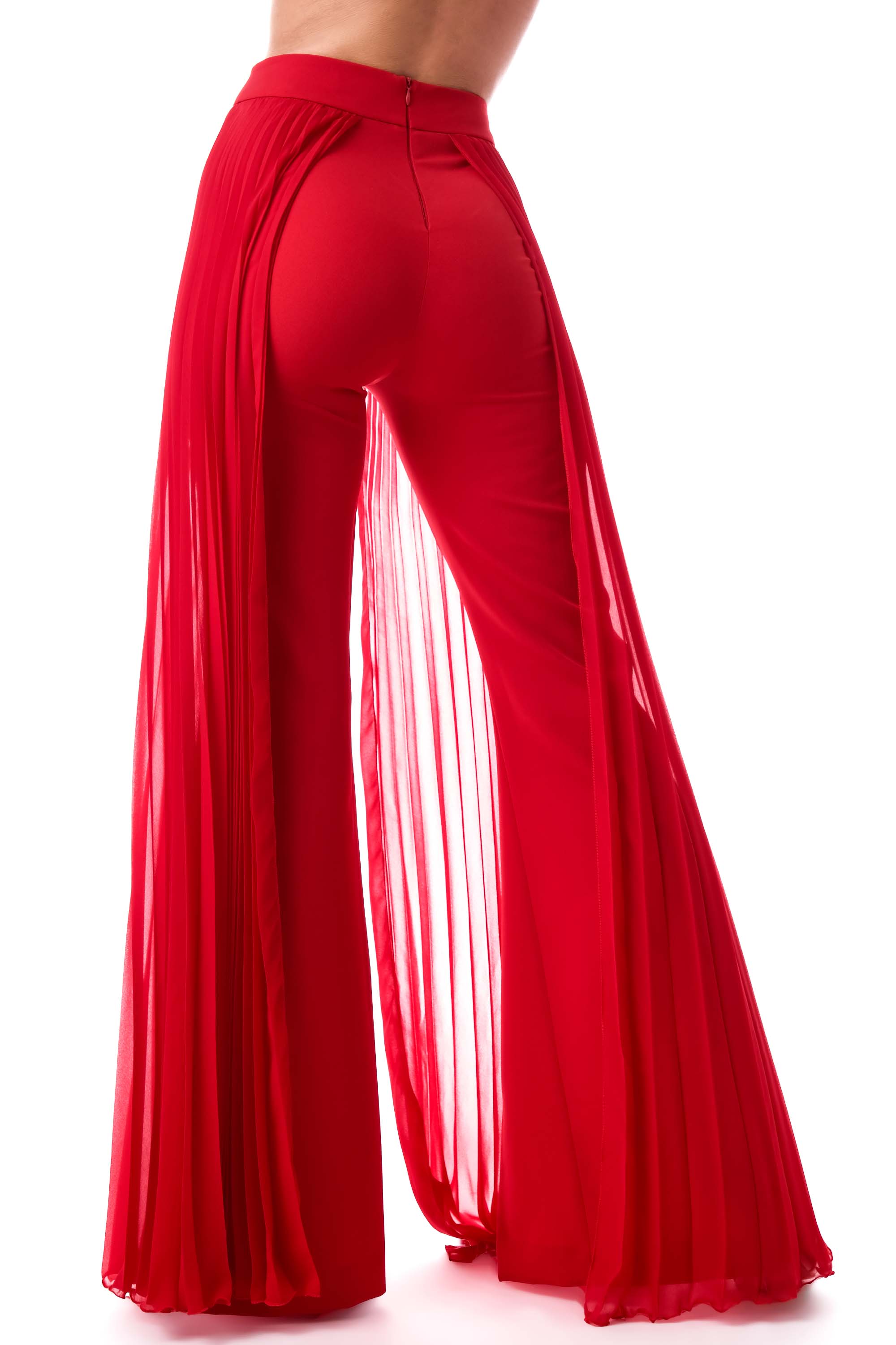 ANTONIA NAE LONDON - Vente Pantalon – femme - Pantalon avec mousseline plissée sur les côtés8