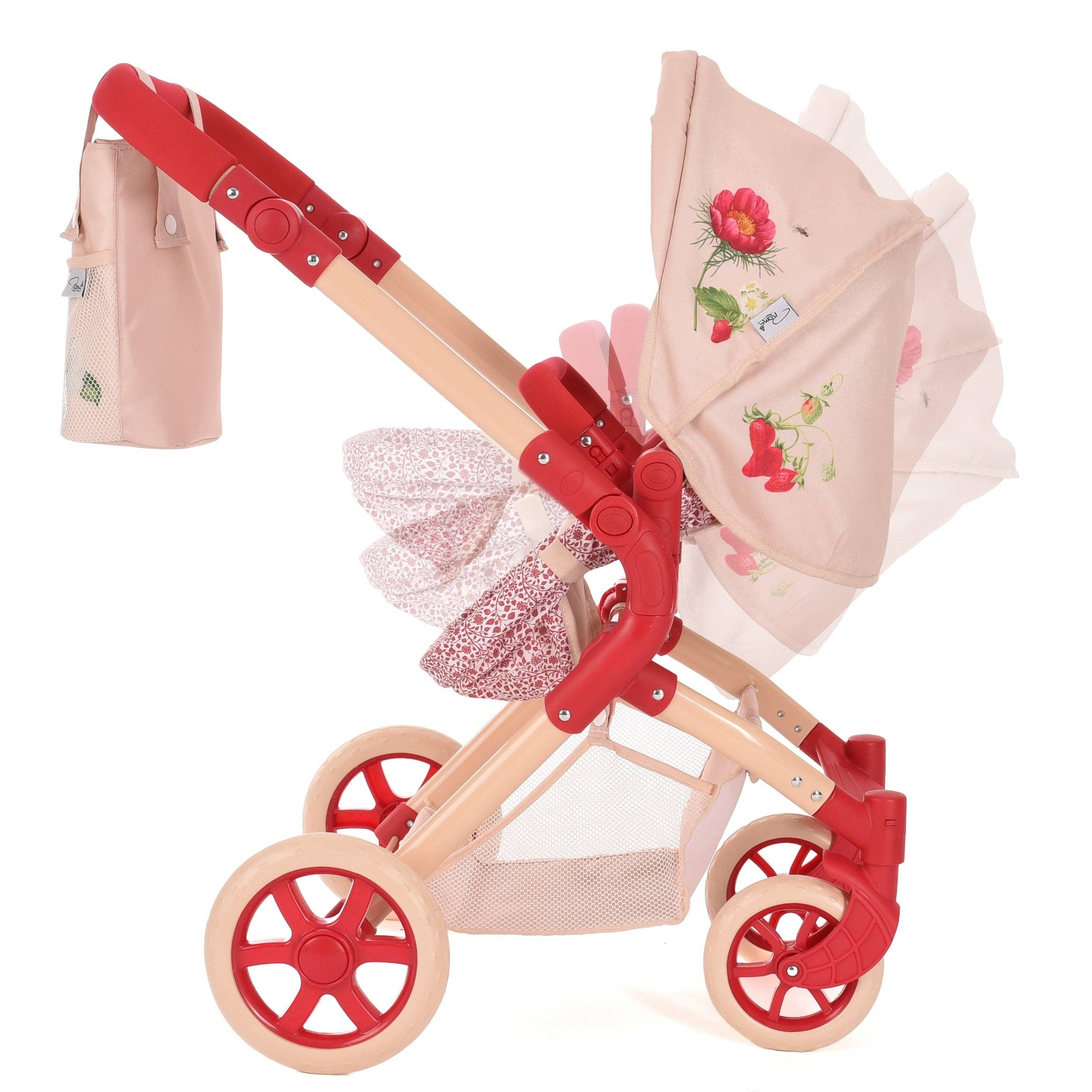 Roma - Wholesale Doll pram – Kids - Roma RHS Single Dolls Pram - Flora1