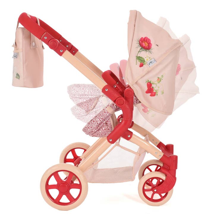 Roma - Wholesale Doll Stroller - Kids - Roma RHS Single Dolls Pram - Flora1