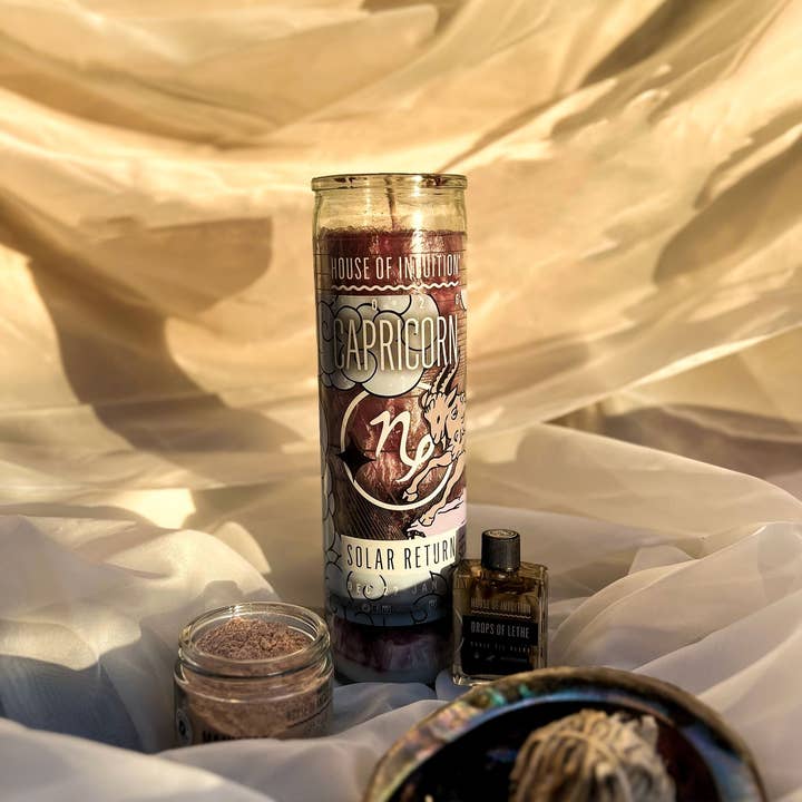 House Of Intuition - Wholesale Votive Candle - 2026 Capricorn Solar Return Magic Candle | December 22 - January 19 (Limited Edition)1