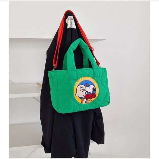 Little Light - Wholesale Shoulder Bag - Women's - Premium Snoopy Quilted Shoulder Bag10