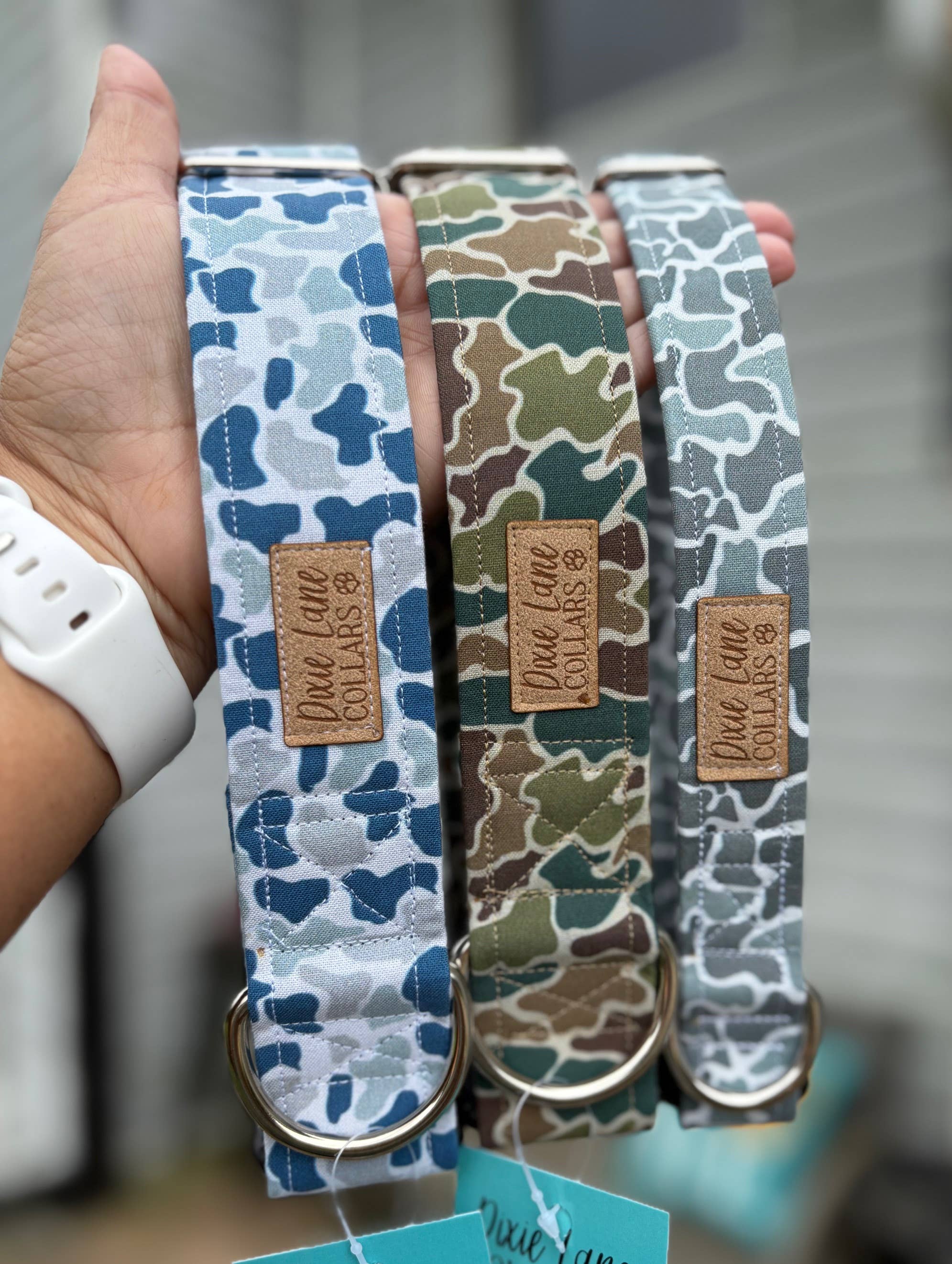 Dixie Lane Collars - Wholesale Pet Collar - Dog - Camo Marsh Dog Collar, Gray Duck Camo, Camouflage 3