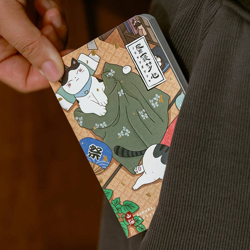 Gohobi （We cover U.S. import duties） - Wholesale Notebook - Gohobi Japanese Cat Magnetic Notebook, Monthly Planner, Study Notebook, Pocket Diary16