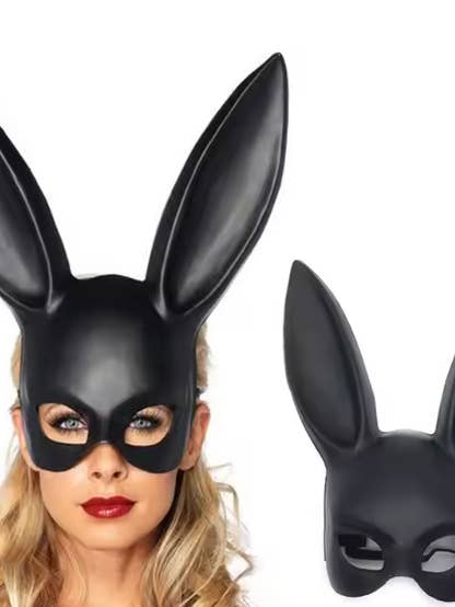 Toyarina - Wholesale Costume - Women's - Assorted Bunny Girl Mask - Halloween Half Face PVC Cosplay1