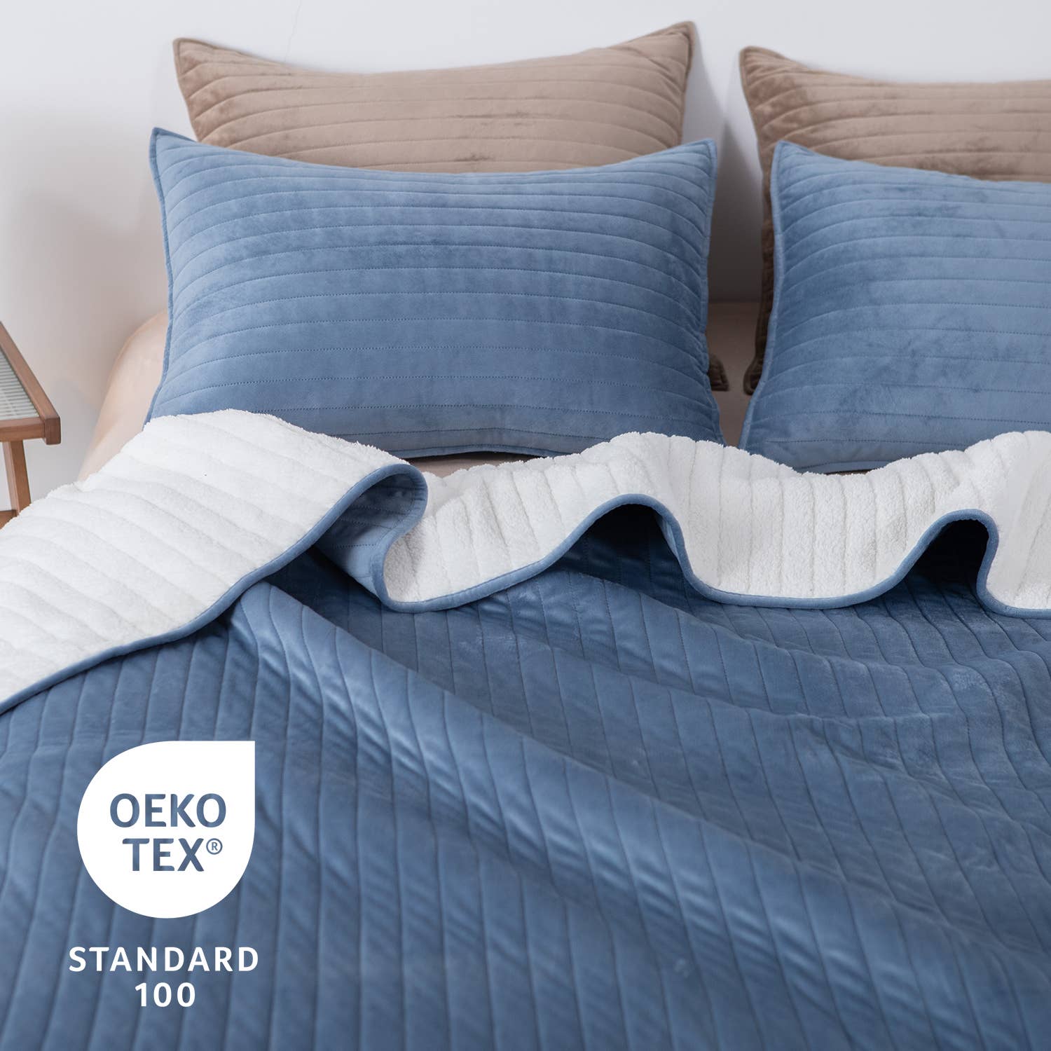 Kasentex - Vendita all'ingrosso Federe/copricuscino - Set di 2 fodere per cuscini, morbide e leggere, decorazione per biancheria da letto19