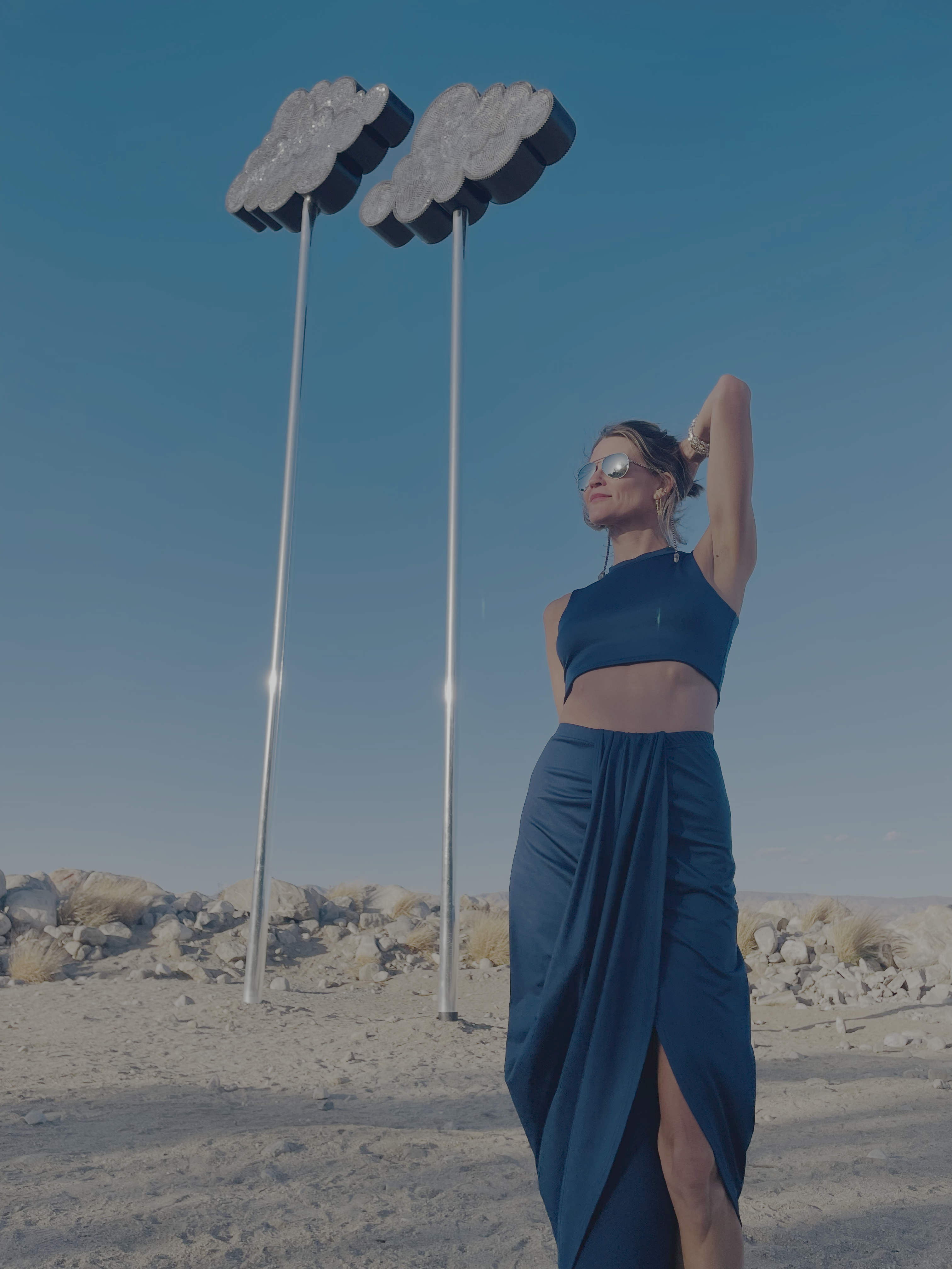 Willows – Engroshandel Solbriller - Unisex – Cup of Joe aviator-solbriller med krystaldetaljer1