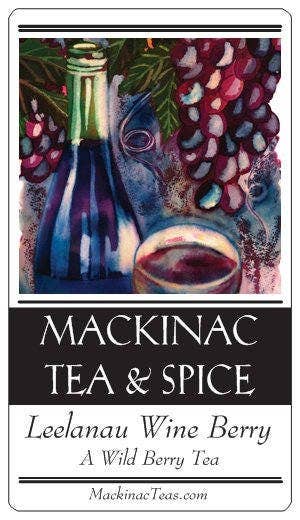 Mackinac Tea & Spice llc - Wholesale Iced Tea - Leelanau Wild Berry Iced Tea Cooler/Sangria Base1