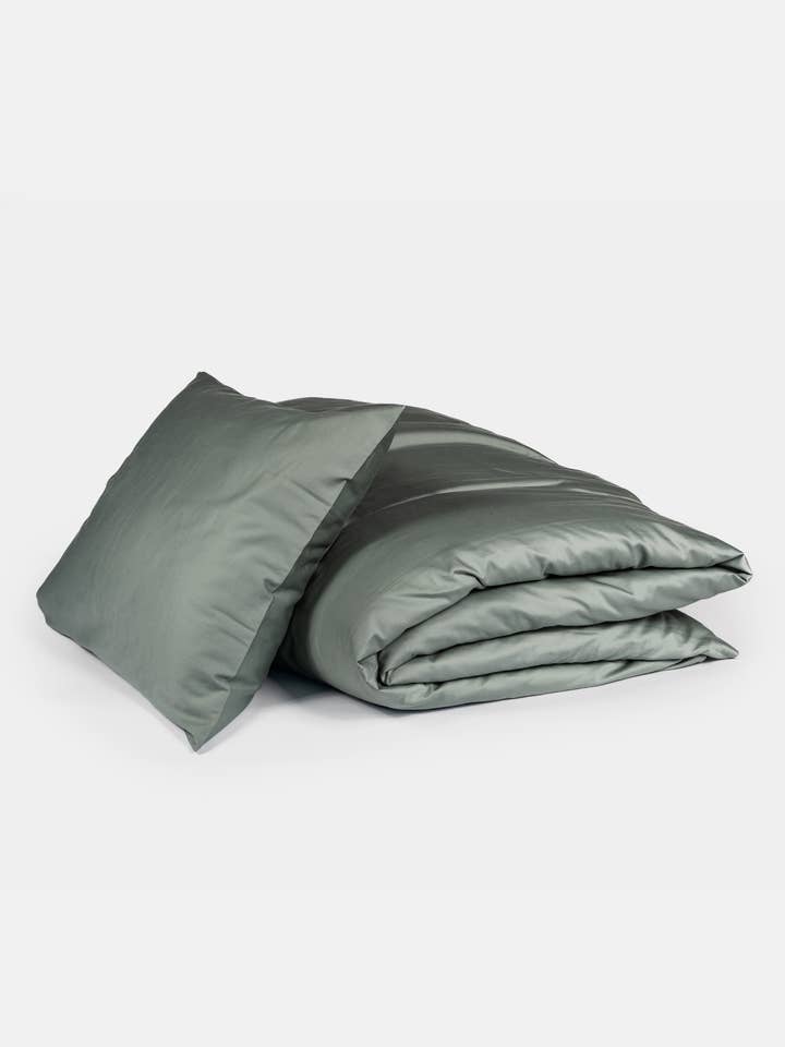 Duvet Cover Set Sage Green for wholesale by Read The Label