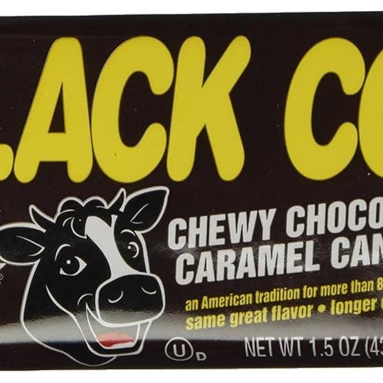 Long Island Candy Factory - Vendita all'ingrosso Barretta di cioccolato - Barretta di caramelle al cioccolato e caramello Atkinson Black Cow 1,5 oz 24 pz