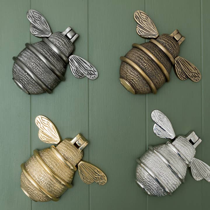 Brass bee - Wholesale Knob/Pull - ANDRENA Solid Brass Queen Bee Door Knockers - Premium Size10
