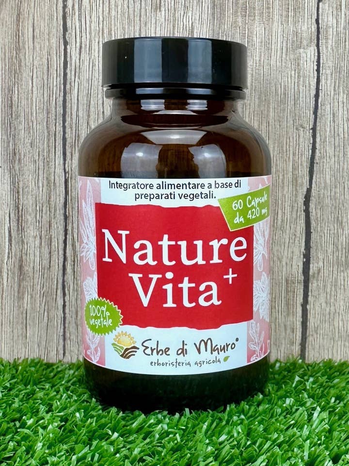 Nature Vita+ food supplement in capsules
for wholesale by Erbe di Mauro