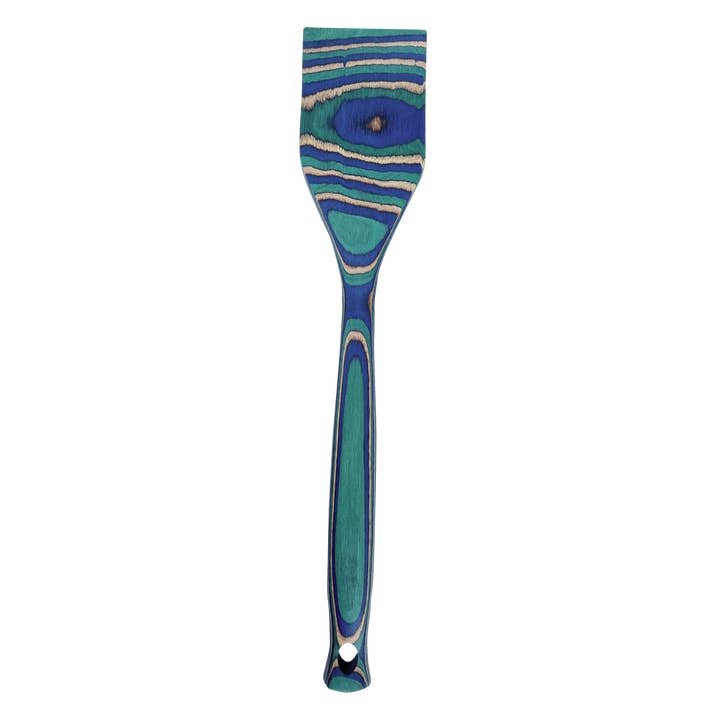 15,75" Große Pfauen-Pakka-Spachtel für den Großhandel von Island Bamboo