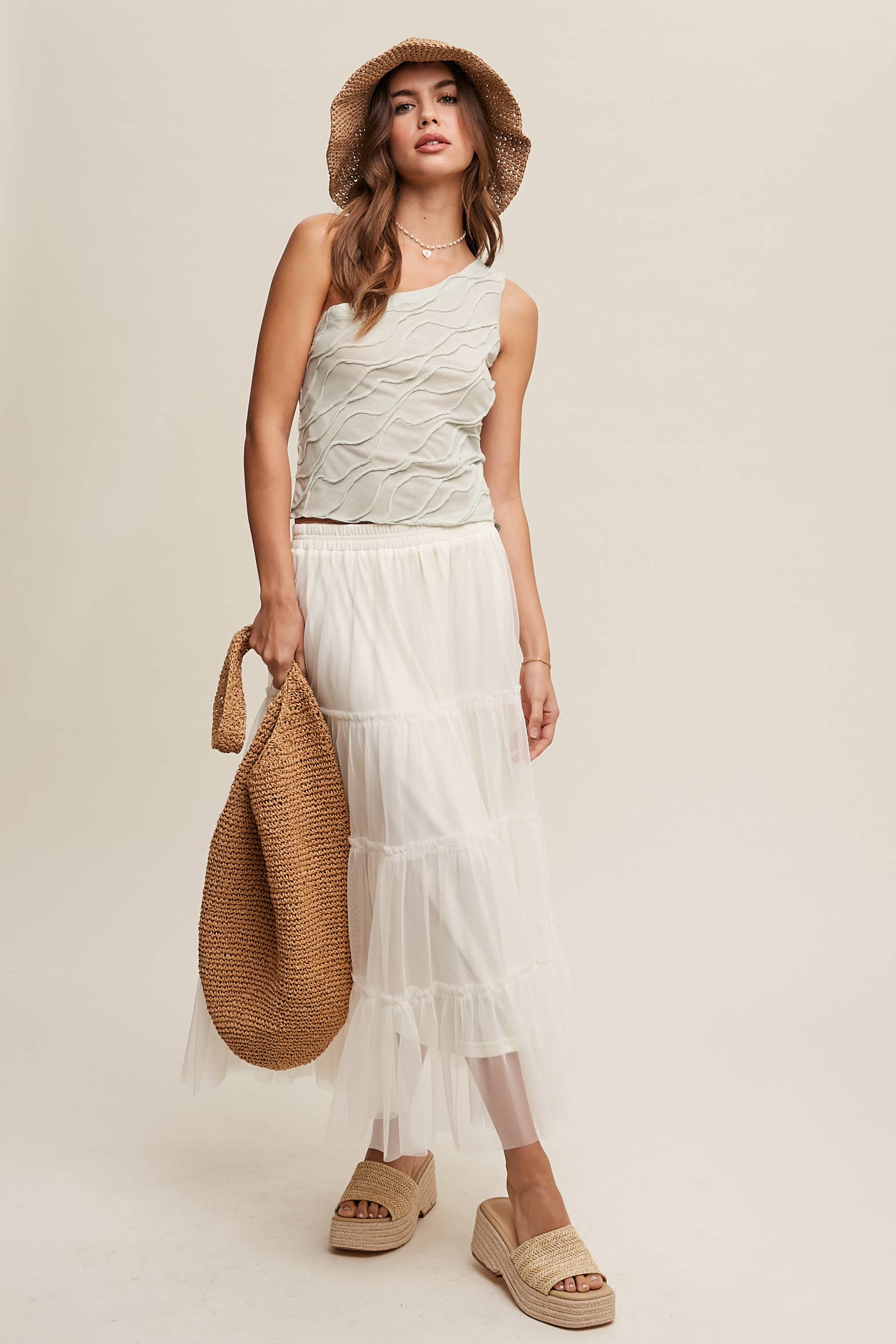 Listicle – wholesale Blus - Dam – Elegant asymmetrisk vågtopp18