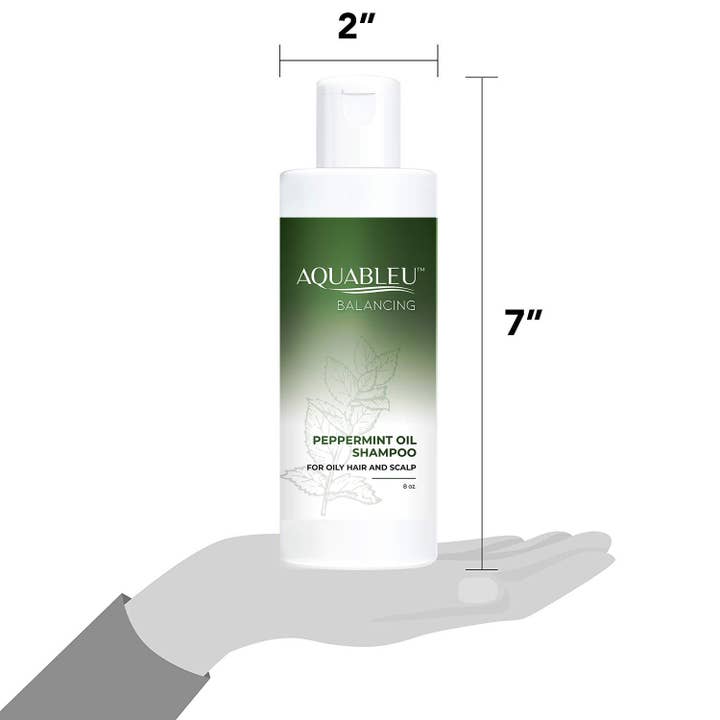 Aquableu - Vente Shampoings - Huile de menthe poivrée shampooing 8oz