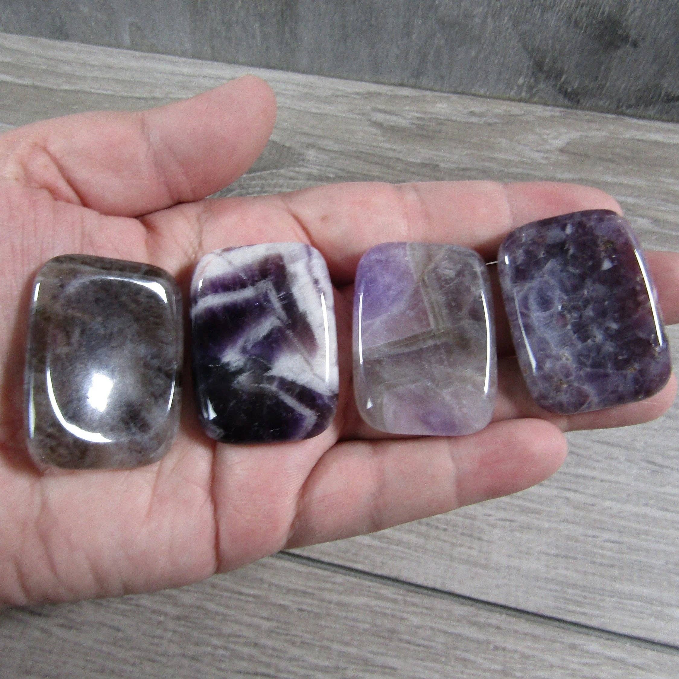 Keystone Crystals - Wholesale Spiritual Stone/Crystal - Gemstone Rectangle Worry Stones – Calming Crystals1