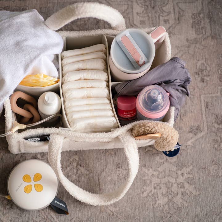Pip + Phee - Venta al por mayor Organizador de pañales- Bebés - Cesta para pañales Teddy