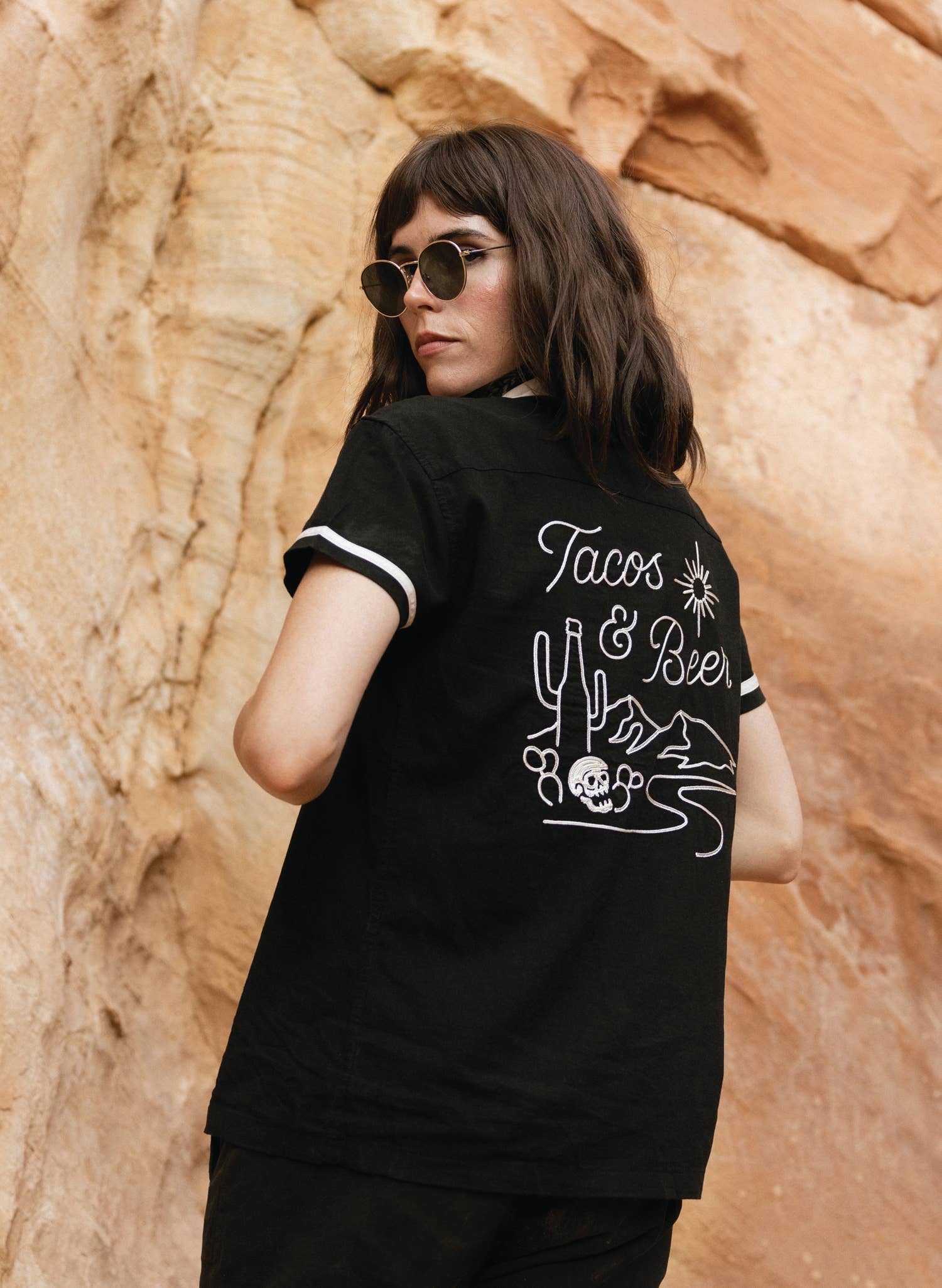 Pyknic - Wholesale Button Down Shirt - Unisex - Tacos & Beer Casual Button Down Shirt Men Women13