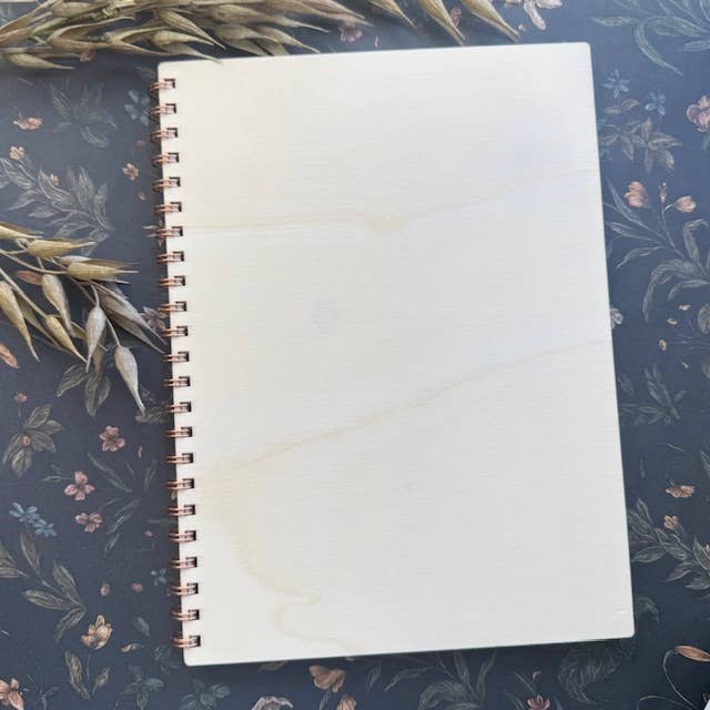 A House of Books - Wholesale Journal/Diary - 9x12 Journal Collection: Blank Journal with Wood Cover0