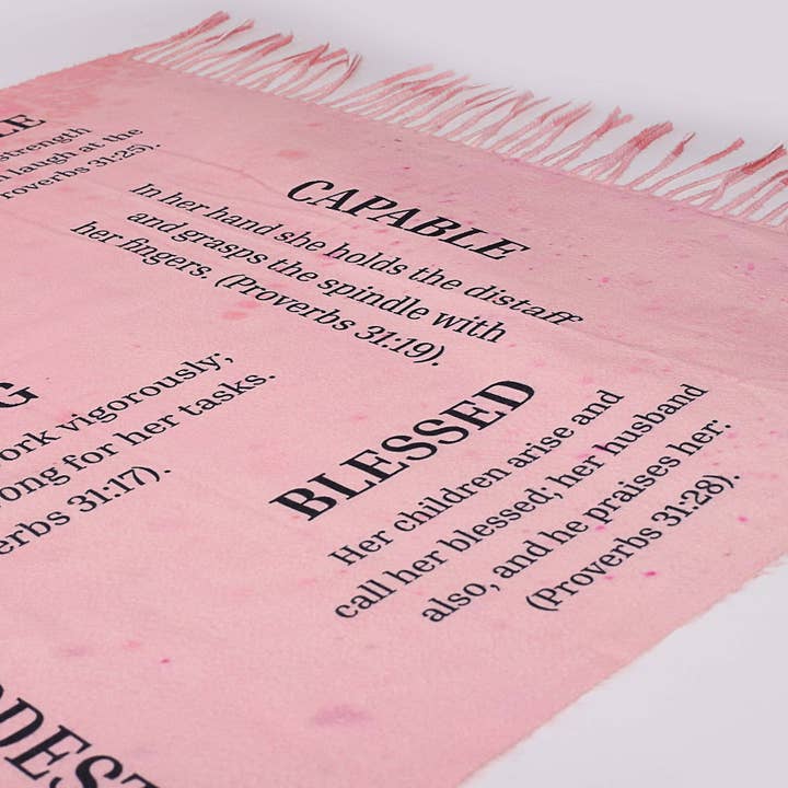 Swanson Christian Products - Wholesale Wrap - Women's - Shawl Fashion Prayer - Virtuous Woman3