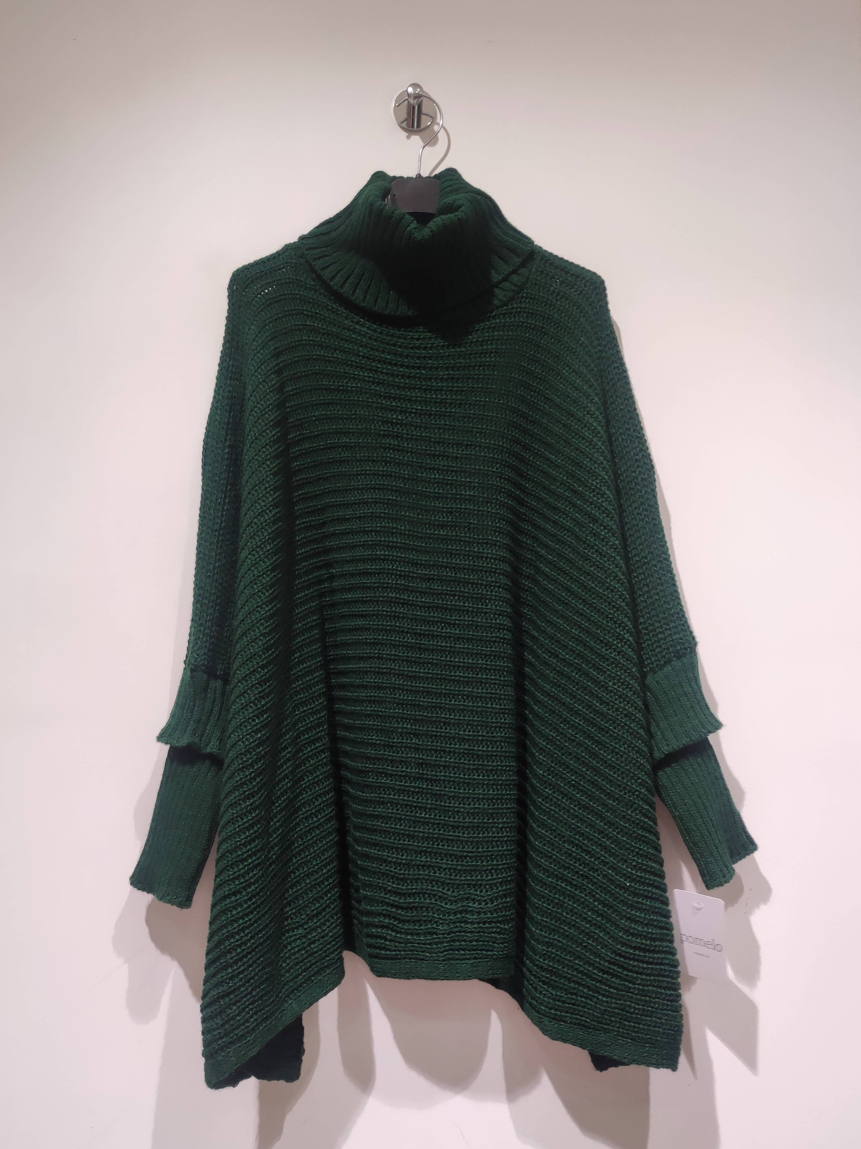 Pomelo paris - Wholesale Knit Sweater - Women's - ROMA Turtleneck Sweater AH26 - Pack of 3 PCS3