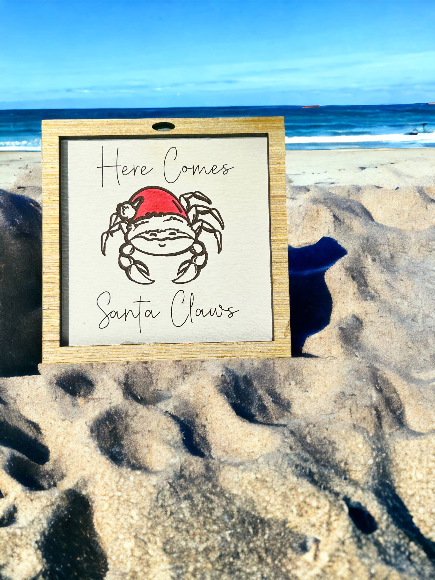 Wackadoodles - Wholesale Ornament - Santa Crab Ornament | Christmas 20251